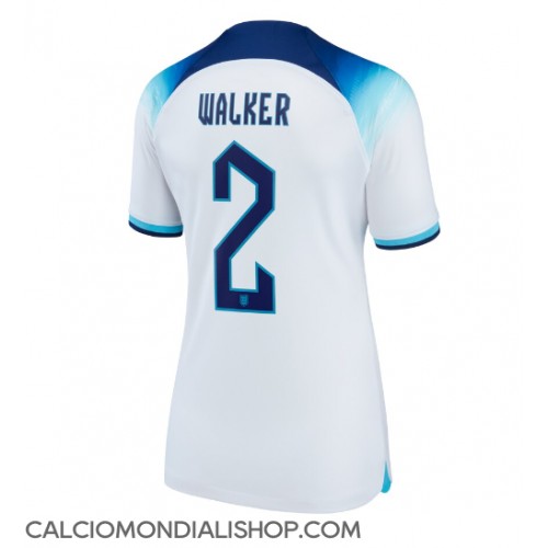 Maglie da calcio Inghilterra Kyle Walker #2 Prima Maglia Femminile Mondiali 2022 Manica Corta